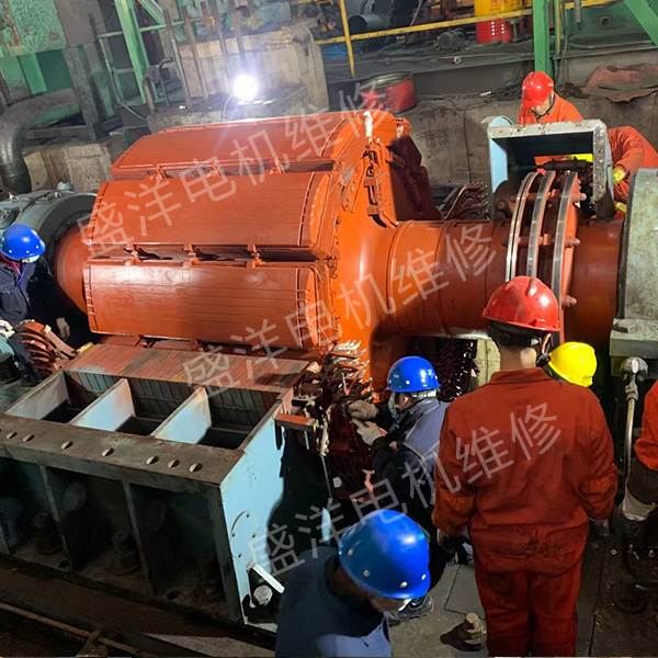 南通大型电机维修现场